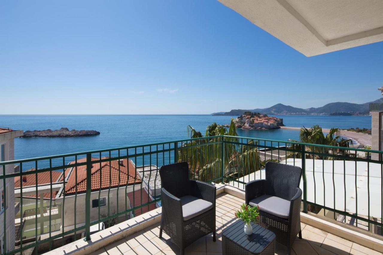 Family Apartment With Sea View Sveti Stefan ブドヴァ エクステリア 写真